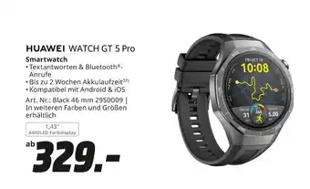 MediaMarkt Huawei watch gt 5 pro Angebot