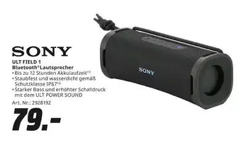 MediaMarkt Sony ult field 1 bluetooth lautsprecher Angebot