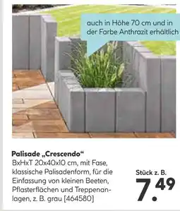 Hellweg Palisade „crescendo“ Angebot