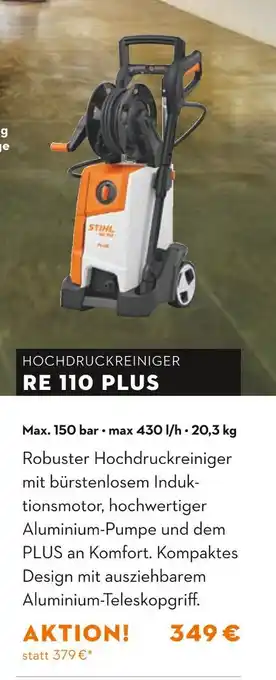 STIHL Stihl re 110 plus hochdruckreiniger Angebot