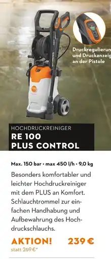 STIHL Stihl hochdruckreiniger re 100 plus control Angebot