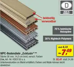 toom Baumarkt WPC-Bodendiele „Exklusiv" Angebot