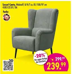 Möbel Boss Sessel canto Angebot