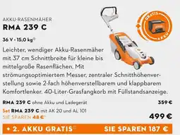 STIHL Stihl akku-rasenmäher rma 239 c Angebot