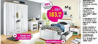 Möbel Boss Singlezimmer luca Angebot