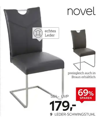 XXXLutz Novel leder-schwingstuhl Angebot