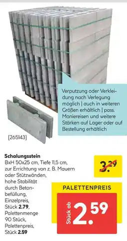 Hellweg Schalungsstein Angebot