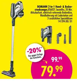 Möbel Boss Bomann 2-in-1 hand- & bodenstaubsauger Angebot