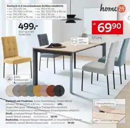 XXXLutz Home 24 esstisch mit funktion, stuhl oder barhocker Angebot