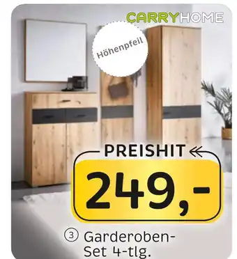 XXXLutz Carryhome garderoben-set 4-teilig Angebot