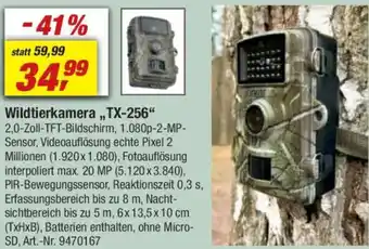 toom Baumarkt Wildtierkamera ,,TX-256" Angebot