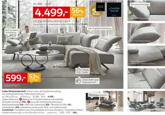 XXXLutz Leder-wohnlandschaft oder couchtisch Angebot