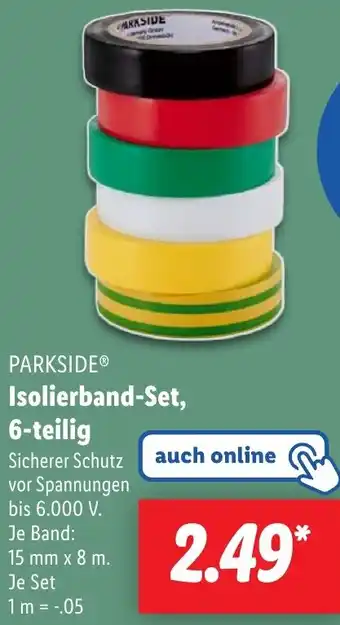 Lidl PARKSIDE Isolierband-Set, 6-teilig Angebot