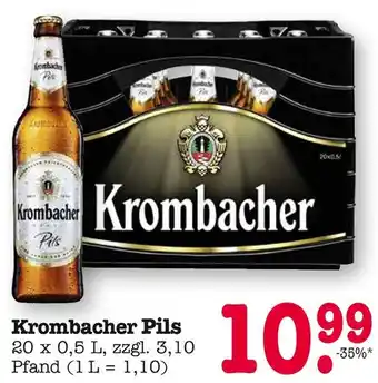 E-Center Krombacher pils Angebot