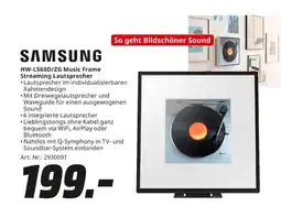 MediaMarkt Samsung hw-ls60d/zg music frame streaming lautsprecher Angebot