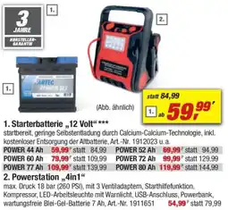 toom Baumarkt Starterbatterie ,,12 Volt" Angebot