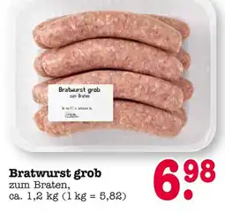 E-Center Bratwurst grob Angebot