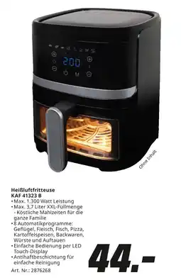 MediaMarkt Koenic heißluftfritteuse kaf 41323 b Angebot