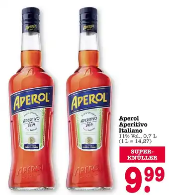 E-Center Aperol aperitivo italiano Angebot