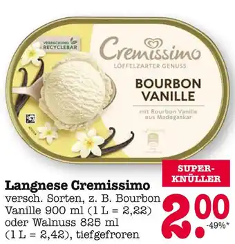 E-Center Langnese cremissimo Angebot