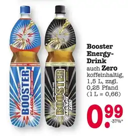 E-Center Booster energy-drink auch zero Angebot