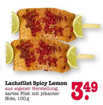 E-Center Lachsfilet spicy lemon Angebot