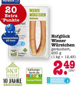 E-Center Hofglück wiener würstchen Angebot