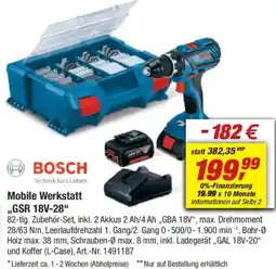 toom Baumarkt BOSCH Mobile Werkstatt ,,GSR 18V-28" Angebot