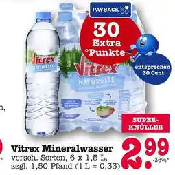 E-Center Vitrex mineralwasser Angebot