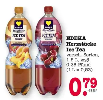 E-Center Edeka herzstücke ice tea Angebot