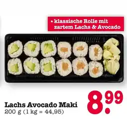 E-Center Lachs avocado maki Angebot