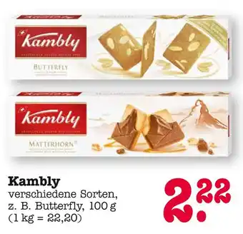 E-Center Kambly butterfly oder matterhorn Angebot