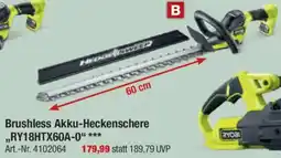 toom Baumarkt RYOBI Brushless Akku-Heckenschere ,,RY18HTX60A-0" Angebot