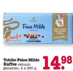 E-Center Tchibo feine milde kaffee Angebot