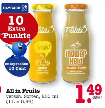 E-Center All in fruits smoothie Angebot