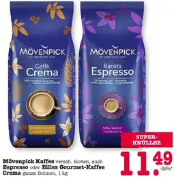 E-Center Mövenpick espresso oder eilles gourmet-kaffee crema Angebot