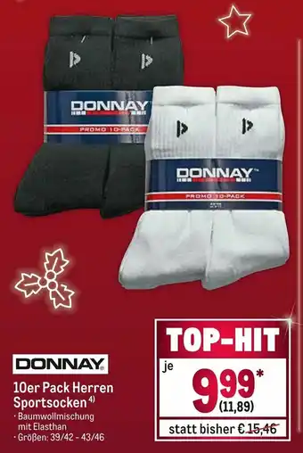 METRO Donnay 10er Pack Herren Sportsocken Angebot