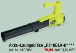 toom Baumarkt RYOBI Akku-Laubgebläse „RY18BLA-0" Angebot