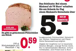 E-Center Gebackenen fleischkäse am stück Angebot