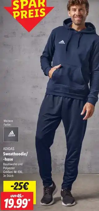 Lidl ADIDAS Sweathoodie/ -hose Angebot