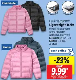 Lidl lupilu/pepperts! Lightweight-Jacke Angebot