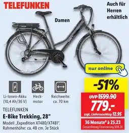 Lidl TELEFUNKEN E-Bike Trekking, 28" Angebot