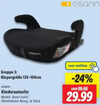 Lidl Osann Kinderautositz Angebot