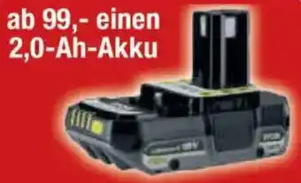 toom Baumarkt RYOBI 2,0-Ah-Akku Angebot