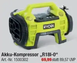 toom Baumarkt RYOBI Akku-Kompressor „R18I-0" Angebot