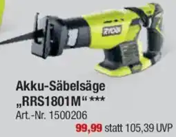 toom Baumarkt RYOBI Akku-Säbelsäge ,,RRS1801M" Angebot