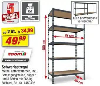 toom Baumarkt Schwerlastregal Angebot