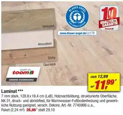 toom Baumarkt Laminat Angebot