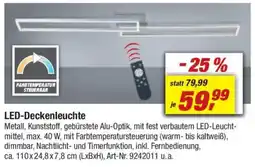 toom Baumarkt LED-Deckenleuchte Angebot