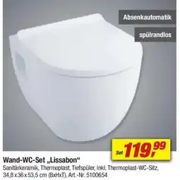 toom Baumarkt Wand-WC-Set ,,Lissabon" Angebot